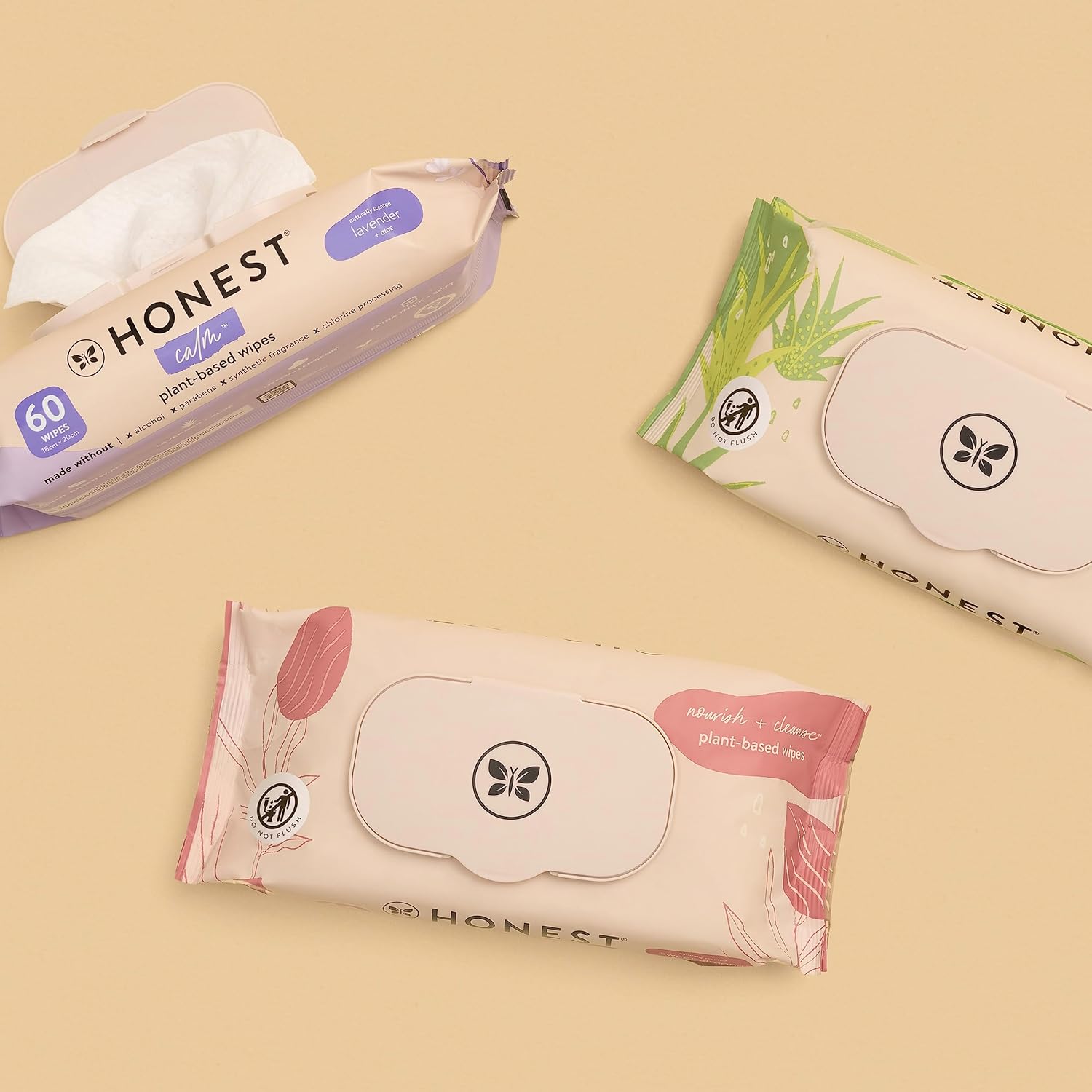The Honest Company Hydrate and Cleanse Naturally Scented Wipes, Cleansing Multi-Tasking, 99% Water, Plant Based, Hypoallergenic, Aloe Cucumber, 60 Count - Image 8